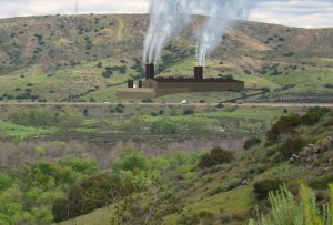 Power Plant from Mission Trails Park