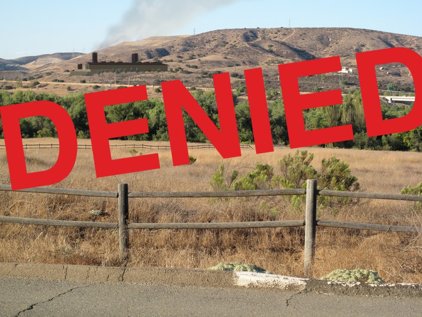 Quail Brush is denied!