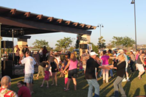 Dancing at Santee's Park