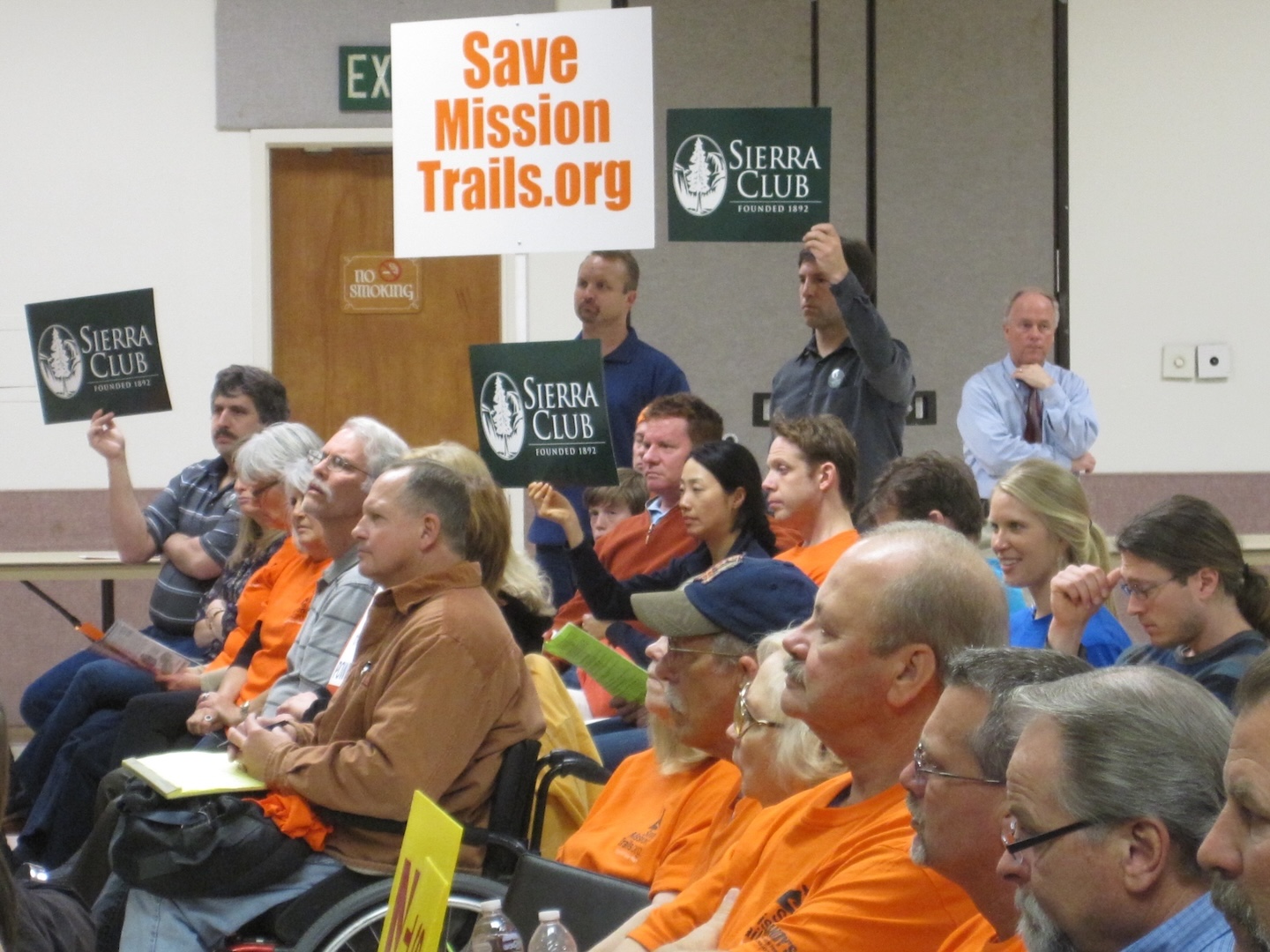 SMT and Sierra Club members at council meeting